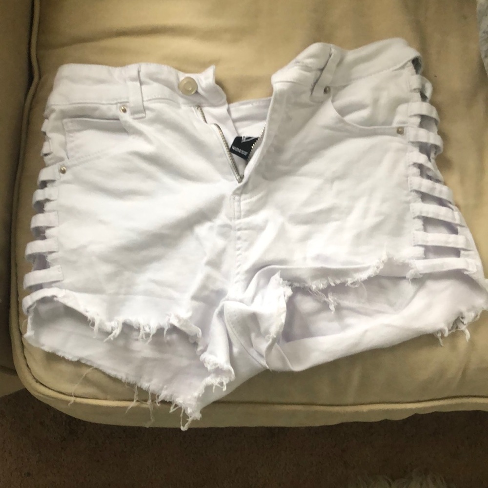 white shorts